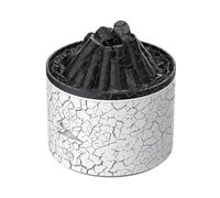 Ujjdwiurgh Diffusore Essenziale Vulcano da 180 ml con Umidificatore, Aroma di Fiamma, Nebbia di Medusa, LED 7 colori, Spegnimento automatico per o ufficio, bianco