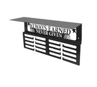 Ujjdwiurgh Espositore per medaglie, supporto per trofei, 15,8 x 17,8 cm, supporto per medaglie e trofei, montaggio a parete