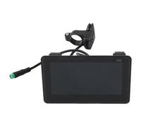 Ujjdwiurgh H6C - Misuratore LCD per bici elettrica, 24 V-60 V, pannello LCD a colori, con USB UART, accessori per parti di bici elettriche (5 pin)