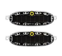 Ujjdwiurgh Luce Stroboscopica Solare LED per Auto, Luce Stroboscopica Solare