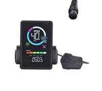 Ujjdwiurgh M7C-2 - Misuratore LCD per bici elettrica, 24 V, 36 V, 48 V, 60 V, pannello LCD per scooter elettrico con USB UART, accessori di ricambio a 6 pin
