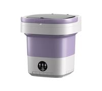 Ujjdwiurgh Mini Lavatrice Pieghevole Capacità 12L Automatico Casa Portatile Multifunzione Biancheria Intima Lavatrice Presa UE B