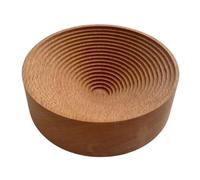 Ujjdwiurgh Organizzatore da Cucina Vassoio a Spirale in Legno Decorazione Piatto Piatto Alimentare Portacandele Pallet in Legno Vassoi di Stoccaggio Ondulati all'acqua Installazione Facile