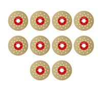 Ujjdwiurgh per Brasata Sottovuoto con Disco Abrasivo Diamantato da 10 Pezzi da 4 Pollici e 100 mm per Piastrelle In Marmo, Gres Porcellanato, Lastre di, Porcellana