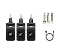 Ujjdwiurgh per Chitarra Wireless Trasmettitore Audio per Chitarra Digitale Ricevitore Batteria Ricaricabile Incorporata per Basso Elettrico Facile Installazione