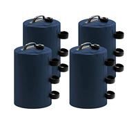 Ujjdwiurgh Pesi ad acqua a baldacchino, 10 l, resistenti pesi per tende, 4 pezzi, accessori per leggings (blu)