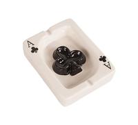 Ujjdwiurgh Posacenere a forma di carta , decorazione per interni per ufficio , semplice ornamento da ufficio, accessorio elegante per fumatori, posacenere n. 2 EU