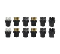 Ujjdwiurgh Set di 12 spazzole per scopa a vapore M8 e spazzola in filo di rame e acciaio inossidabile per una pulizia versatile