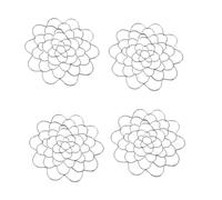 Ujjdwiurgh Supporto di Composizione Floreale da 4 Pollice Coperchi Organizzatore Coperchio In Acciaio Fiori Inserimento in Metallo Griglie Coperchi Floreali Rotondi Floreali