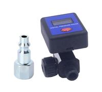 Ujjdwiurgh Valvola di Controllo del Regolatore di Pressione 'Aria Digitale da 1/4 Pollici e 145 PSI, Valvola di Regolazione Della Pressione Digitale per PaintTool, C