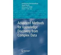 Ujjwal Maulik Advanced Methods for Knowledge Discovery from C (Copertina rigida)
