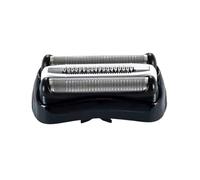 UJMWBHFY Lamina E Testina di Taglio Nere for Rasoio, Griglia A Maglie, Compatibili con Braun, Serie 320s-4, 330s-4, 340s-4, 345S-4, 350cc-4, 350cc-5 32B