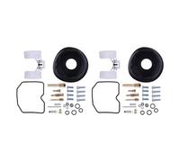 UJNHEQ 2 Set di Kit di Riparazione Carburatore Moto Kit di Membrana Galleggiante Carburatore per Kawasaki ER500 ER5 1998 1999 2000-2005