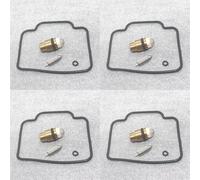 UJNHEQ Sistema di Alimentazione per Motociclette per Suzuki GSX1100F per Katana 1988-1993 Guarnizione di Tenuta Valvola A Spillo Riparazione Carburatore Diaframma(4 A)