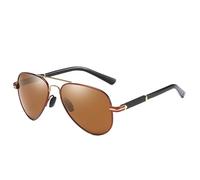 UJNHGQ Occhiali da sole fotocromatici da aviazione, polarizzati, da uomo, occhiali da sole camaleonti, da donna, antiriflesso, da guida, color oro tè, marrone, 1