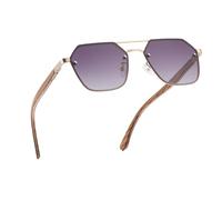 UJNHGQ Occhiali da sole in metallo e legno da uomo e da donna, occhiali da sole neri alla moda, occhiali da sole polarizzati, alta qualità, fumo sfumato, 1