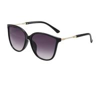 UJNHGQ Occhiali da sole vintage Cat Eye da donna, occhiali da sole retrò a specchio, occhiali da sole da donna, occhiali da guida alla moda, neri