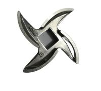 UJNKMGBF 1 pz. N. 12 Parti for tritacarne in Acciaio Inox di qualità Lama a Croce Rotonda Foro Centrale Quadrato 12X12mm