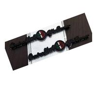 UJNVDXZE 3D Metallo Adesivo Auto per Alfa Romeo Giulia Quadrifoglio/Stelvio Quadrifoglio,Auto Lettere Edizione Lettere in Metallo Adesivi Emblema Auto Distintivi Accessori,Black