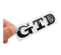 UJNVDXZE Adesivo con Logo Auto per VW Golf 7 6 5 4 MK2 MK4 MK5 MK6 MK7, 3D Metal Sticker, Alfabeto Adesivi Adesivi con Emblema Segno Badge Adesivo Accessori Auto, Black