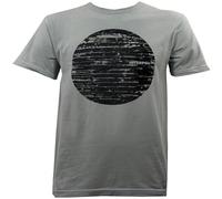 Ujoya Interpol Band Wood Logo Men T Shirt Grey L