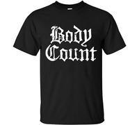 Ujoya Men's Body Count Logo T Shirt Black XXL