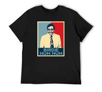 Ujoya Men's The Party Peter Sellers Birdie Num Num Hope Obama Tee T Shirt Black L