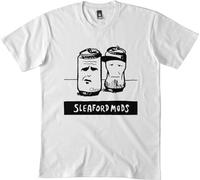 Ujoya Sleaford MODS Cans T-Shirt for Men T-Shirt for Men White L