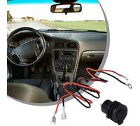 UK 12V Dual-Usb 4.8A Veloce Caricabatteria Auto Alimentazione Hub Presa W/LED
