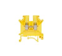 UK 3N UK3 - Connettori elettrici a vite 2,5 mm² 24-14 per guida DIN(UK3N-Yellow)