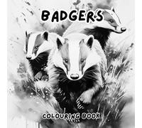 UK Badger: Colouring Book