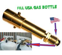 UK Baionetta Adattatore Per Fill Ricarica USA America Gas Gpl Bottiglia Cilindro