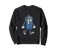 UK Blue Police Call Box come personaggio a fumetti 2 - Fan Fun Felpa