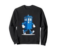 UK Blue Police Call Box in versione fumettistica Figura 1 - Fan Fun Felpa