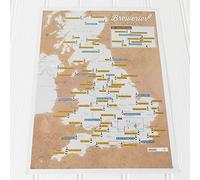UK Breweries Collect & Scratch Print