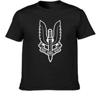 UK British Air Special Forces SAS Army Men's T Shirt Unisex Tee Clothing Black M