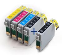 UK COMPATIBLE INK UCI EI T0715 - Cartucce di ricambio per stampante a getto d'inchiostro compatibili con BX3450, Stylus CX4300, D120 Network, D5050, D78, D92, DX400, DX4000, DX4050, DX4400, DX4450, DX5000, DX5050, DX6000, DX6050, DX7000F, DX7400, DX7450, DX8400, DX8450, DX9400, DX9400F, SX115, SX200, SX205, SX210, SX215, SX218, SX400, SX405, SX415, SX510W, SX515W, SX600FW, SX610FW, StylusOffice BX300F, BX310FN, printer, T0711 -- 714, colori: nero, ciano, magenta, giallo T0715
