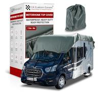 UK Custom Covers - Copertura per tetto di camper, impermeabile, resistente, 7,5-8 m, colore: grigio