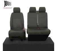 UK Custom Covers Coprisedili Anteriori VW Transporter T6/T6.1 Shuttle Nera