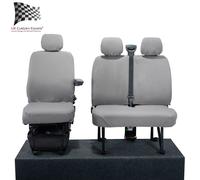 UK Custom Covers Renault Master Ze Front Seat Cover Grigio 2018-2024