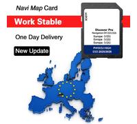 UK GB Europa Sat Nav per VW Golf Passat Touran Scheda SD 2025-2026 Media Discover Pro Navigazione DV V25 Scheda di memoria GPS 64GB