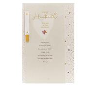 UK Greetings Biglietto di auguri per marito, design sentimentale