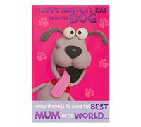 UK Greetings Biglietto per la festa della mamma del cane con busta - divertente design cartone animato