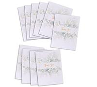 UK Greetings Confezione multipla di 10 biglietti di ringraziamento per lui/lei/amici/per insegnanti/regalo apprezzamento e altri eventi - disegni botanici