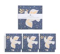 UK Greetings Confezione multipla di 6 biglietti di Natale di beneficenza per lui/lei/amici, regali di Natale, design della pace sulla terra, 14,5 x 14,5 cm
