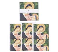 UK Greetings Confezione multipla di 6 biglietti di Natale di beneficenza per lui/lei/amici, regali di Natale, design Madonna dell'abete, 14,5 x 14,5 cm