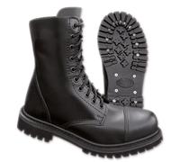 UK Ranger Fantasma Boots Stivali 38-47 Pelle Gotico Stivali Cappa IN Acciaio