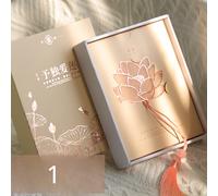 UK Rétro Hollow Fuori Metallo Segnalibro Nappa Lotus Forma Cinese Stile Regalo
