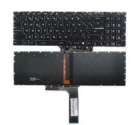 UK/Spagnolo tastiera del computer portatile for M-SI GP62 GP72 GL62 LG72 GL72 GP62VR GP62MVR GP72MVR GL62M GL62MVR GL63 GL72M GL73 WS60 WS72 WT72 (sostituzione tastiera) ( Color : SP white backlit )