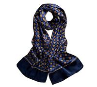 UK_Stone - Foulard da uomo, 100% seta, sciarpa vintage, Taglia unica